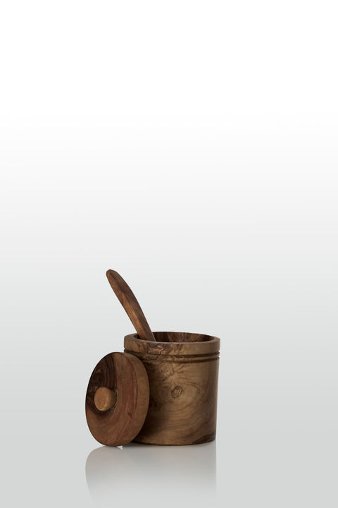 Zuccheriera legno d'ulivo