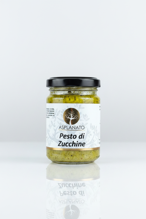 Pesto di Zucchine Asplanato - pack shot sfondo bianco
