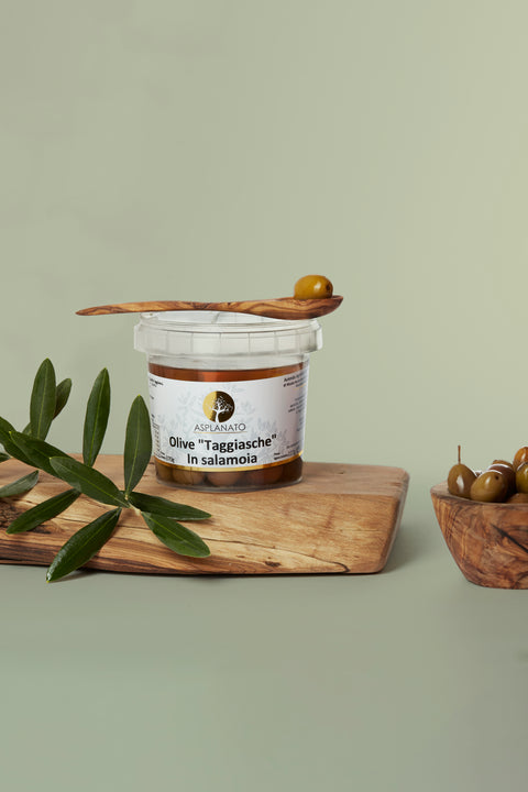 Olive taggiasche in salamoia